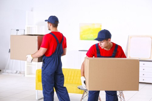 Man with van loading items for a Fitzrovia move