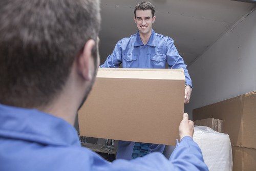 Office removals team planning a move in Fitzrovia