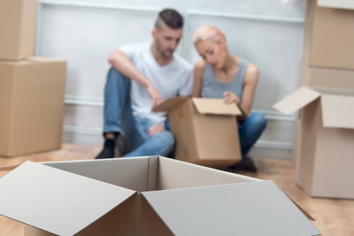 Furniture pick-up service for a Fitzrovia flat with narrow access