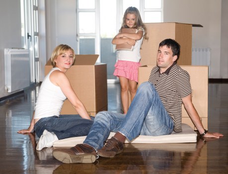 Careful wrapping and boxing of household items for a Fitzrovia relocation